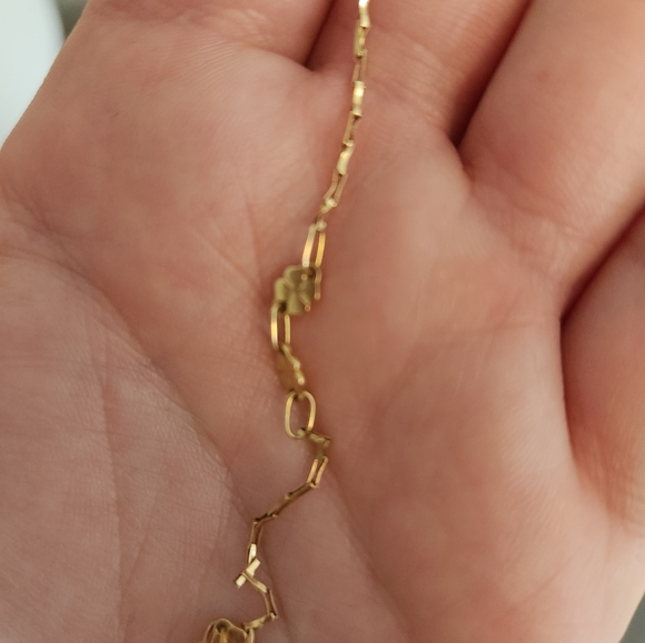 18k four leaf ☘️ bracelet - Picture 6 of 6